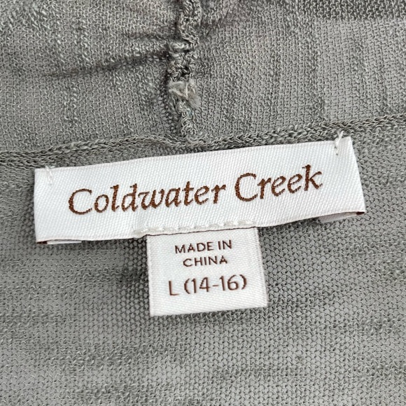 Coldwater creek boho lag and look long sleeve cardigan size large 14-16 Nwt - Picture 2 of 9